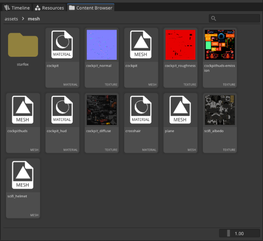 Redesigned content browser
